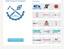 Tablet Screenshot of modigroup.net